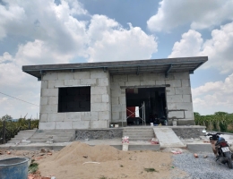 Dự Án Nhà Lắp Ghép Khung Thép Kết Hợp Bê Tông EPS Tại Vĩnh Long: